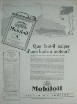 Geo Ham - 1927 Mobiloil Advertisement Drawing Print For Sale - Artwork