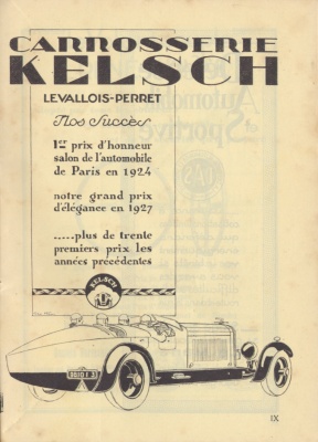 Geo Ham - Carrosserie Kelsch Advertisement Drawing Print Not For Sale - Artwork