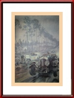 1929 Le Mans Illustration by Geo Ham