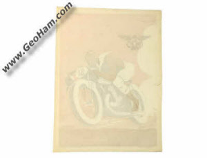 Vintage Original 1935 MCF Motorcycle Poster by Geo Ham Litho