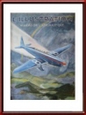 1934 Magazine Aeronautique Cover Art by Geo Ham