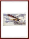 1949 Guynemer Illustration by Geo Ham - In his monoplane