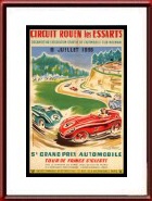1956 Grand Prix Automobile Rouen Les Essarts Poster by Geo Ham
